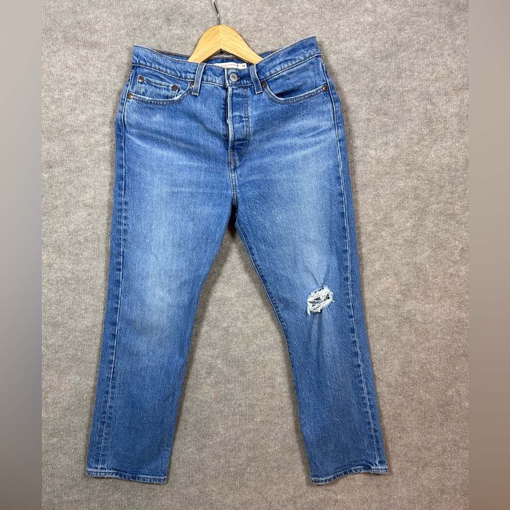 Levi's Women's Blue Straight Leg Jeans